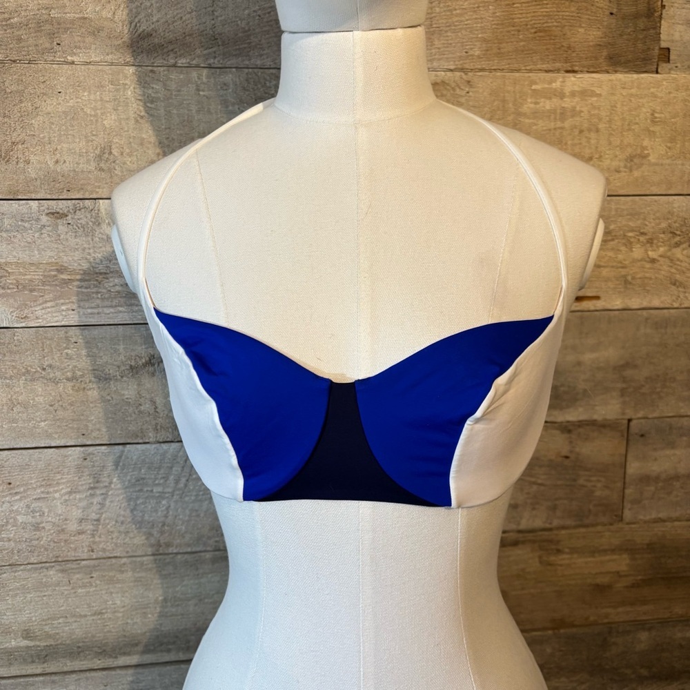 La Perla women's colourblock underwire bikini top in‎ size 34 C made in Italy
